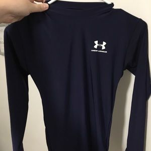 Navy Blue Under Armour fitted top